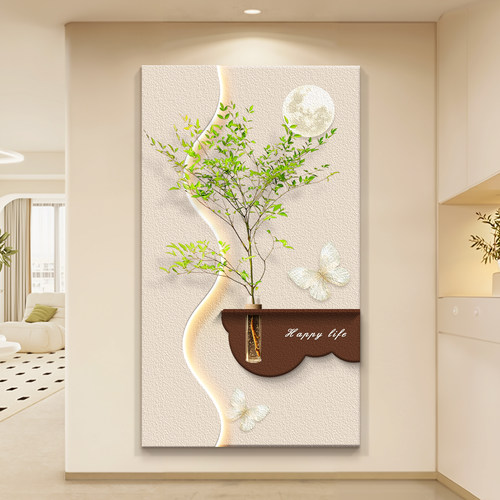 【小红书推荐】创意玄关画