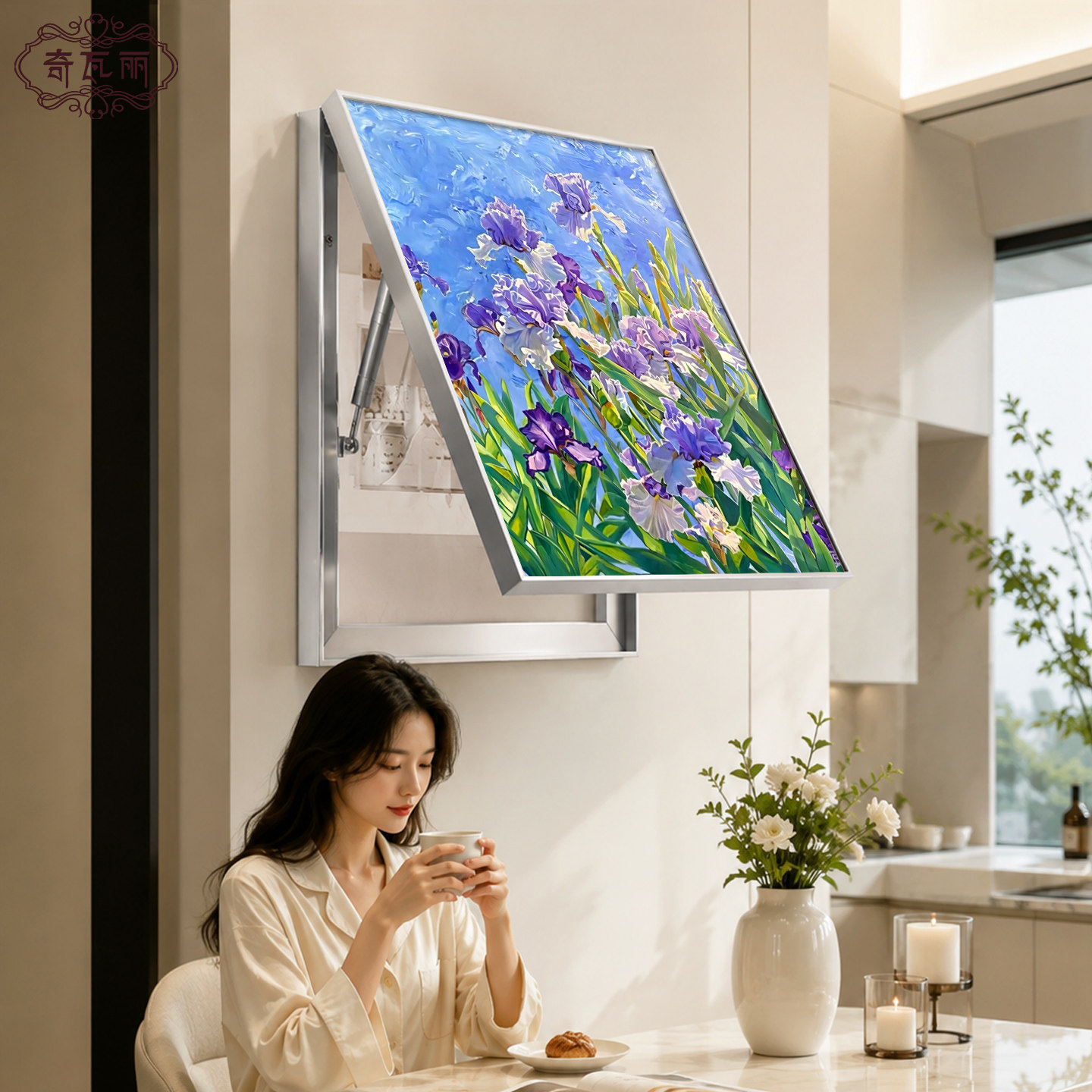 【新款热销】遮挡电表箱装饰画图片