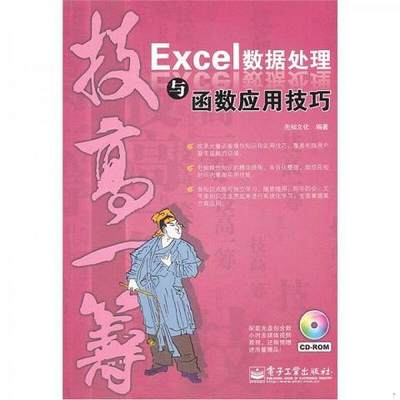 技高一筹：Excel数据处理与函数应用技巧  缺光盘9787121150142（单本）