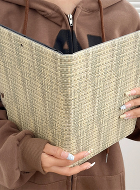 渐变绿编织彩印适用iPad保护套Pro2021新款10.2寸苹果Air543平板9.7皮套mini6防摔2022ipad10第九代iapd8软壳