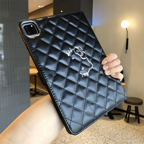 可爱浮雕贴纸适用苹果iPad11代A16保护套第789代10.2/9.7寸Pro11硅胶10.9书本式A2377防摔a2602迷你5带扣软壳