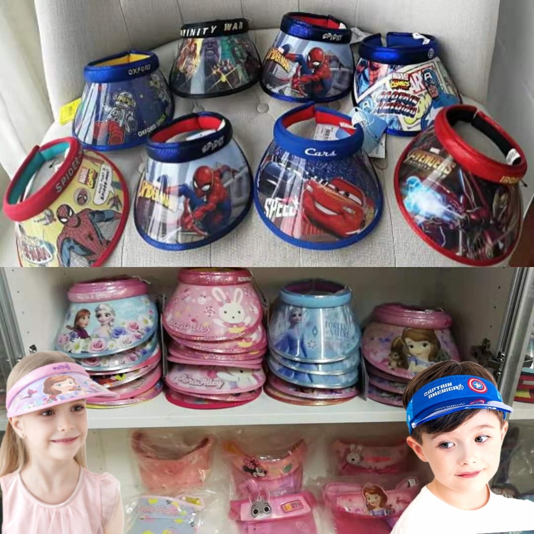 韩国winghouse正品儿童遮阳帽空顶帽男童女童宝宝太阳帽夏防晒帽