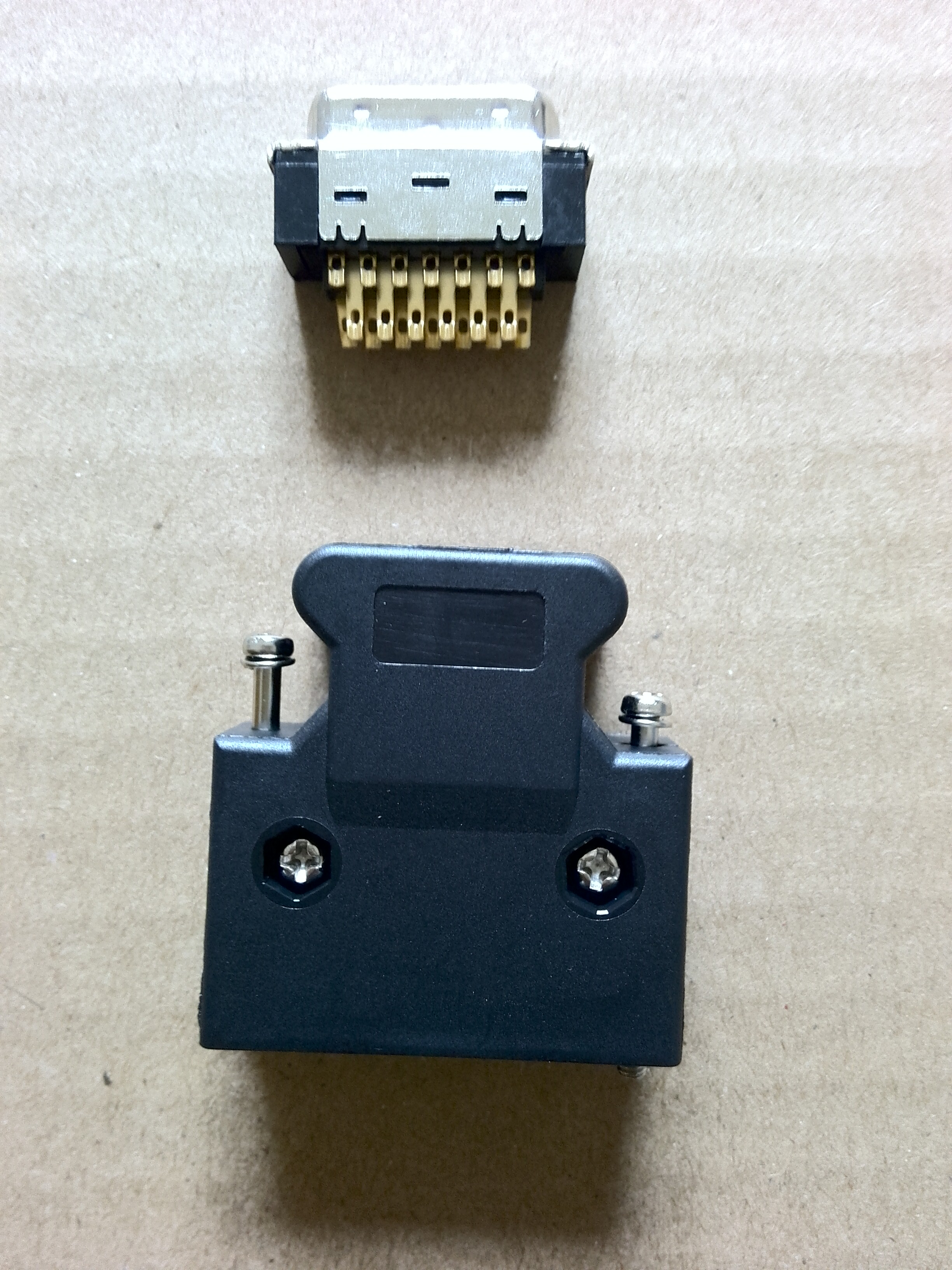 直销安川伺服CN1插头镀金26P