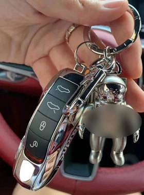 适用于保时捷新款卡宴钥匙壳718帕拉梅拉macan 911taycan钥匙壳