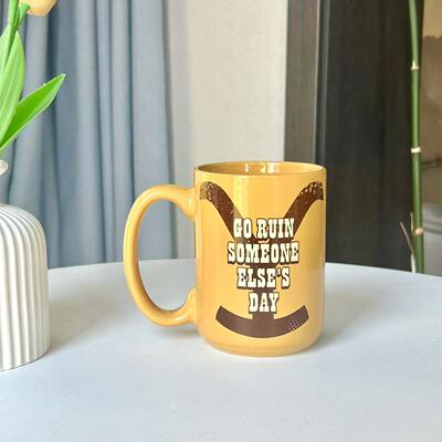 美国黄石公园美剧周边马克杯大容量杯子Yellowstone西部牛仔杯子