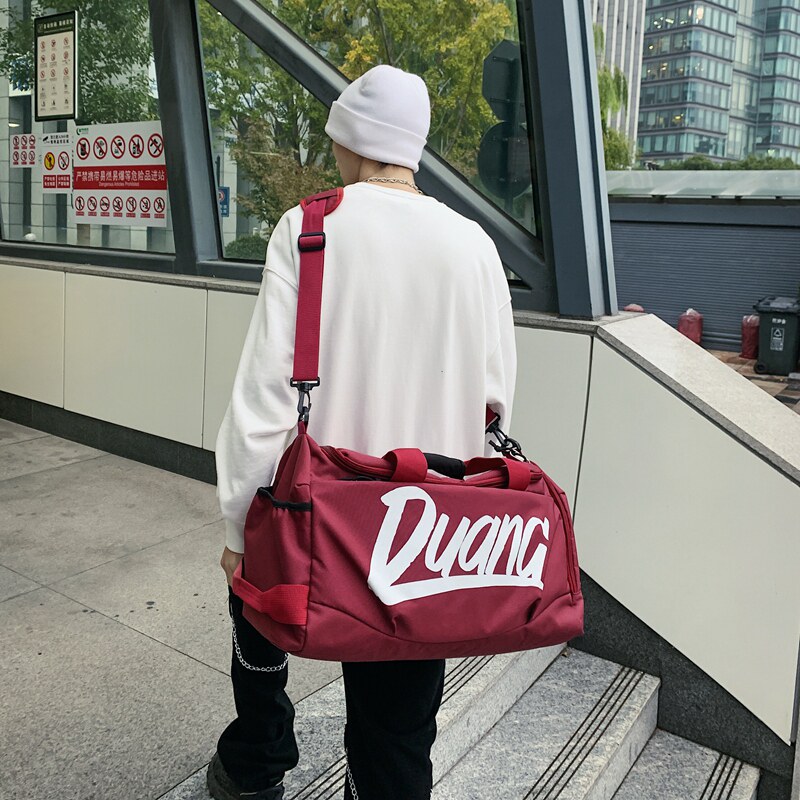 健身包男干湿分离运动训练手提包大容量短途旅行包时尚潮流行李包