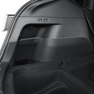 适用特斯拉ModelY焕新版后备箱侧边护板毛毡绒面全包围内座椅护角