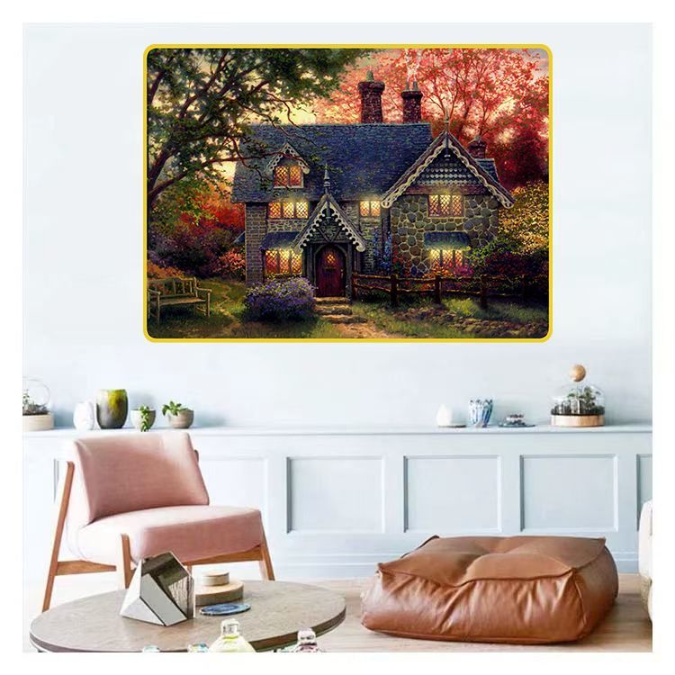 托马斯油画客厅餐厅卧室