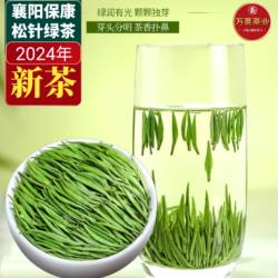 保康绿茶2024年新茶湖北保康松针雀舌茶春茶特级高山云雾毛尖茶叶