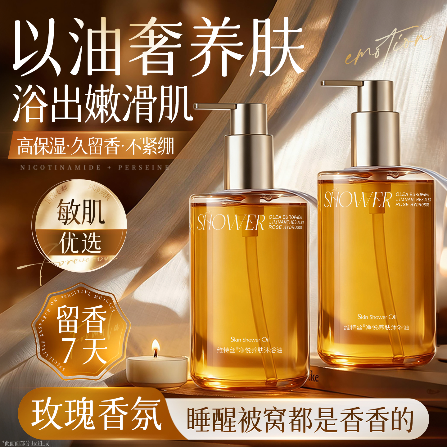 央ma力荐！香氛沐浴油热销榜第1