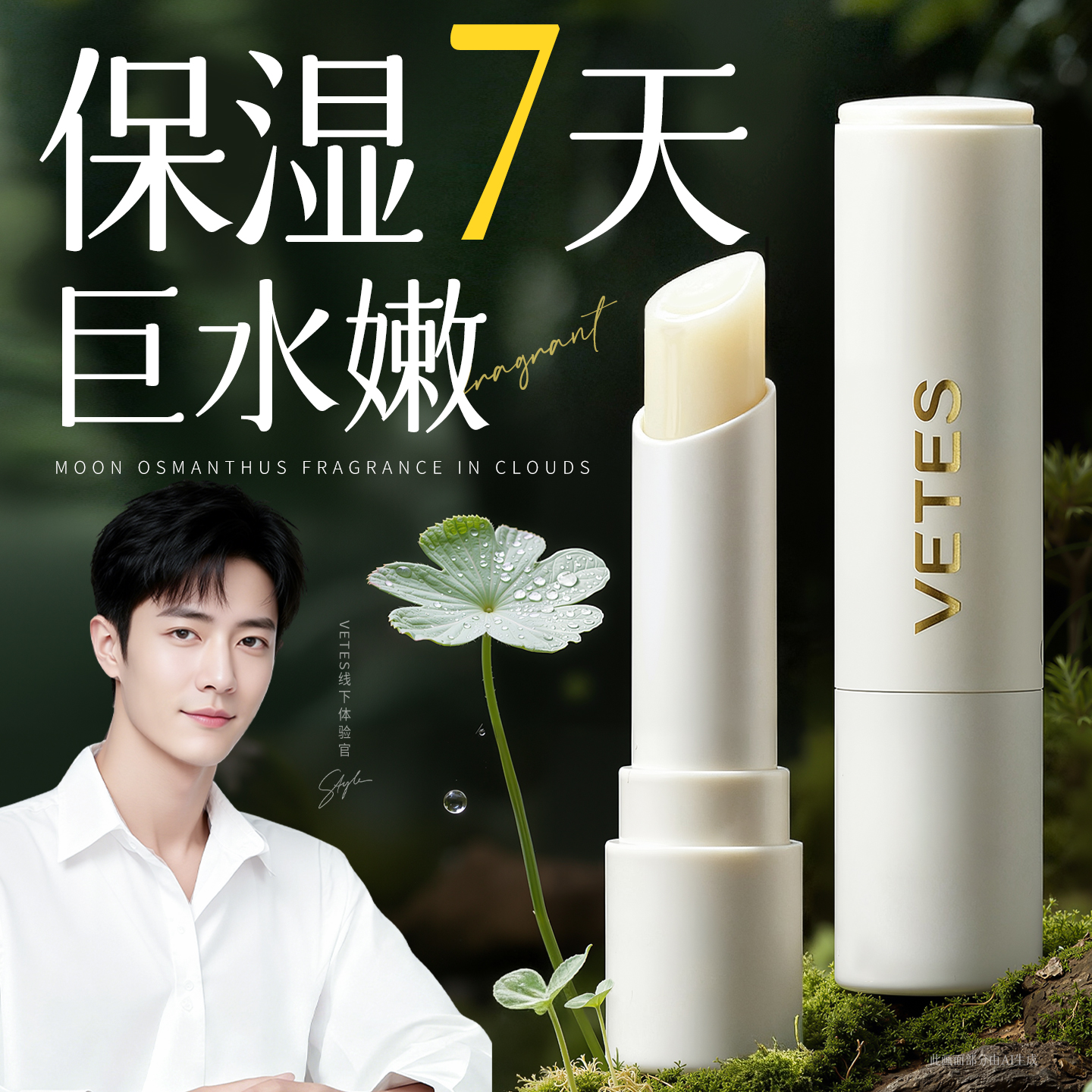 润唇膏女保湿滋润去死皮防干裂口红打底淡化唇纹男官方旗舰店正品