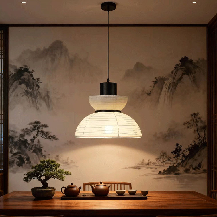 侘寂风吊灯餐厅民宿中式禅意茶室客厅卧室日式复古布艺中古灯具,家装灯饰光源,酒店/宴会厅/餐饮吊灯,淘宝优惠券,粉丝福利购,淘宝优惠卷