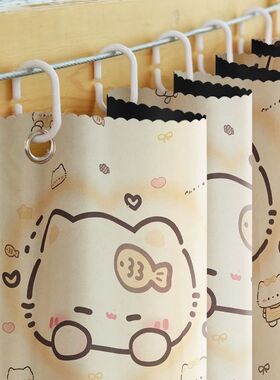 ins强遮光床帘学生宿舍加厚窗帘上铺下铺女大学寝室床铺卧室遮挡