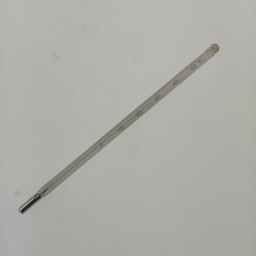 中兴包检高精度COK23C外露补正0-50度水银温度计焦化专用