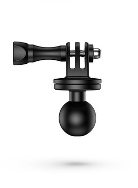 1英寸球头支架25mm金属球头转接360全景运动相机连接螺丝1/4配件