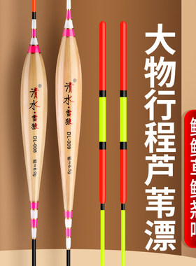 大物芦苇浮漂行程漂黑坑青鱼草鱼鲤鱼远投超醒目加粗珠珠鲢鳙鱼漂