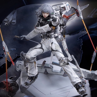 【模兜】《灵笼》正版 白月魁雨燕号舱外作战服 1/6轻雕像 定金