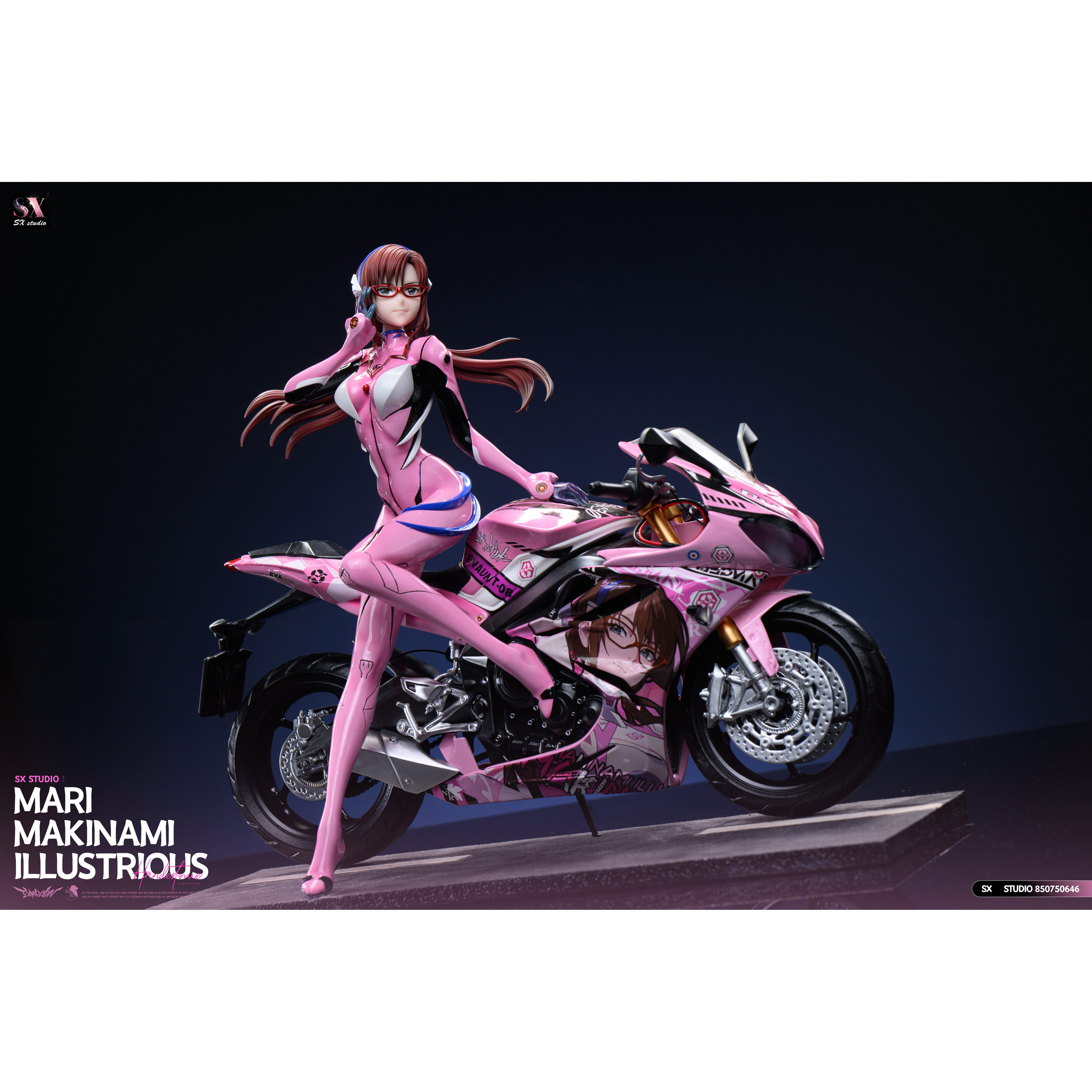 SX studio机车少女系列第三弹 真希波 玛丽 1/6可动机车模型 定金