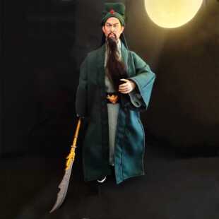 三国关羽手办可动兵人1/6关公关二爷真人手办雕像礼物装饰摆件