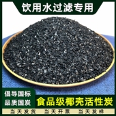 椰壳净水活性炭滤水器直饮机滤芯罐自来水饮用水净化食品级颗粒碳
