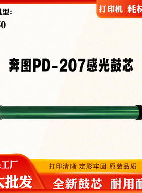 适用奔图P2550 PD-207感光鼓芯 打印机单鼓鼓架套鼓配件 硒鼓鼓芯