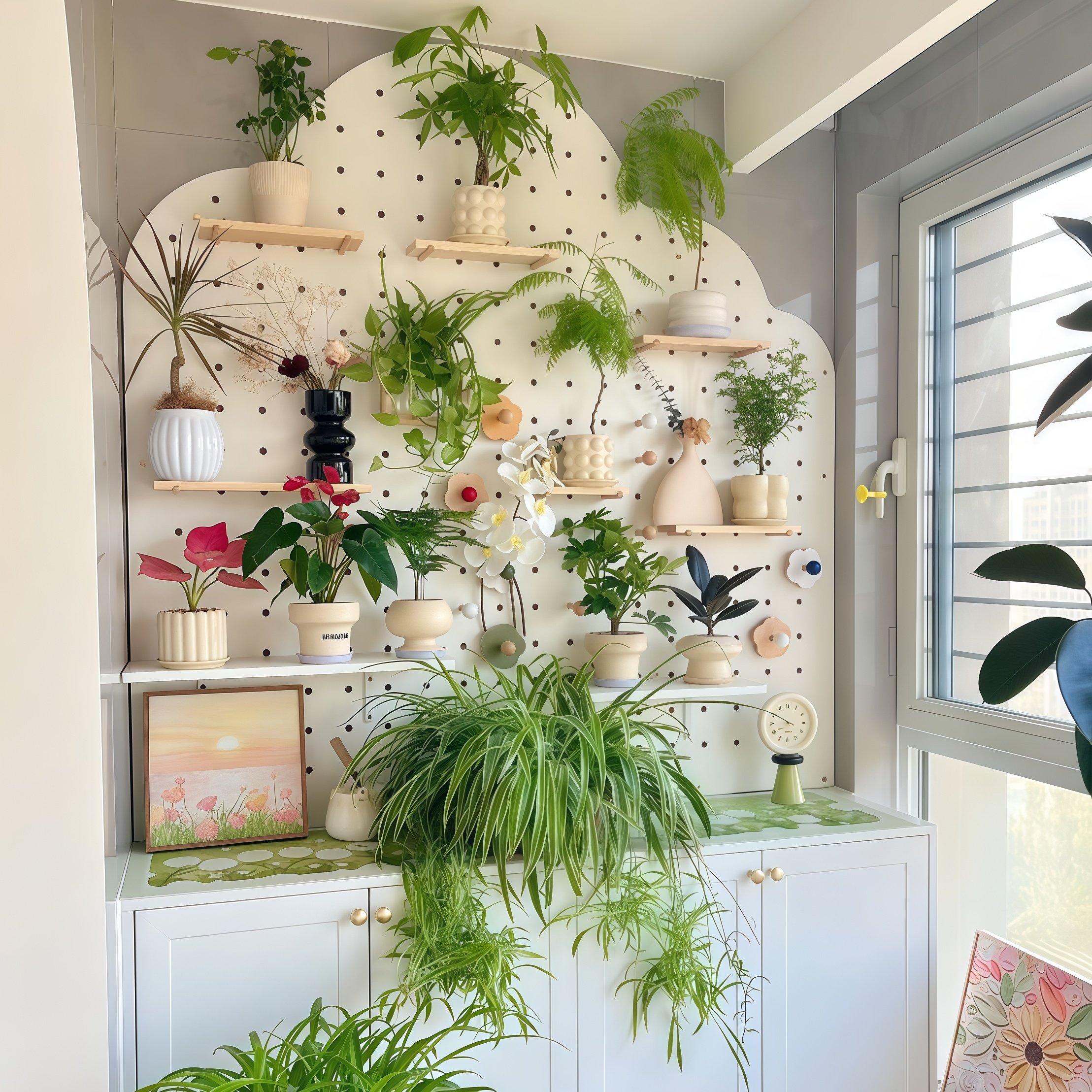 定制实木云朵洞洞板墙面多层置物架玄关墙壁挂墙书架入户隔板收纳,收纳整理,收纳洞洞板,淘宝优惠券,粉丝福利购,淘宝优惠卷