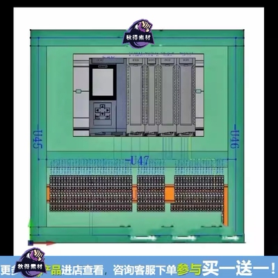 EPLAN自动化电气图纸20个项目案例 2D/3D图纸源文件参考资料文件