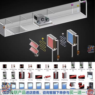 BA楼控组 HVAC暖通 空调图库 WinCC组态图库 昆仑通泰组态图库