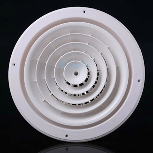 ABS圆形散流器新风口空调出风口旋转式散流器中央新风系统