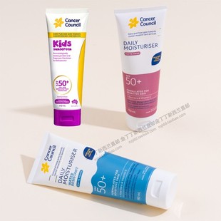 保税现货澳洲Cancer Council防晒霜养肤清爽SPF50+UVA UVB防晒伤