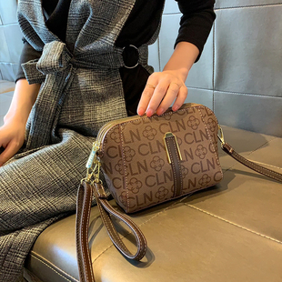 潮时尚 印花手机包迷你小包包女2025新款 休闲斜挎包女百搭单肩女包