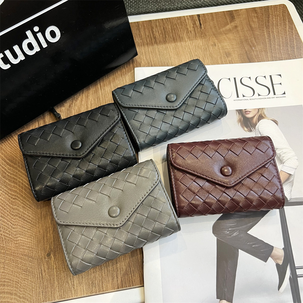 真皮小卡包头层牛皮钱包防消磁风琴卡片包男女款防盗刷驾驶证件包