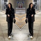 宽松百搭西服外套裤 名媛风爆款 子 新款 气质时尚 女士套装 2024年春季