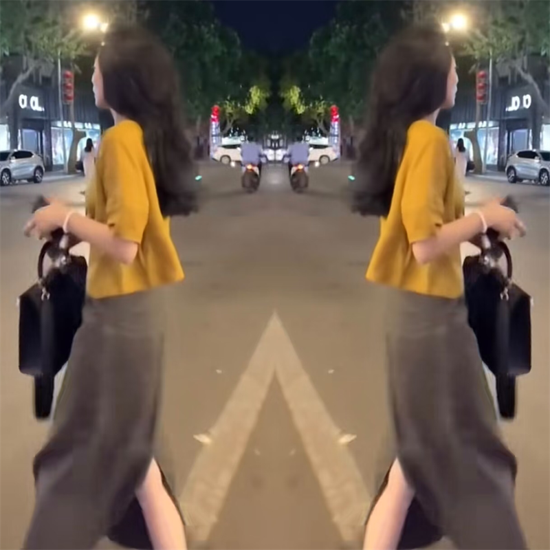 网红时尚爆款2024年夏季新款套装裙高级感外套长款开叉百搭半身裙,女装/女士精品,时尚套装,淘宝优惠券,粉丝福利购,淘宝优惠卷