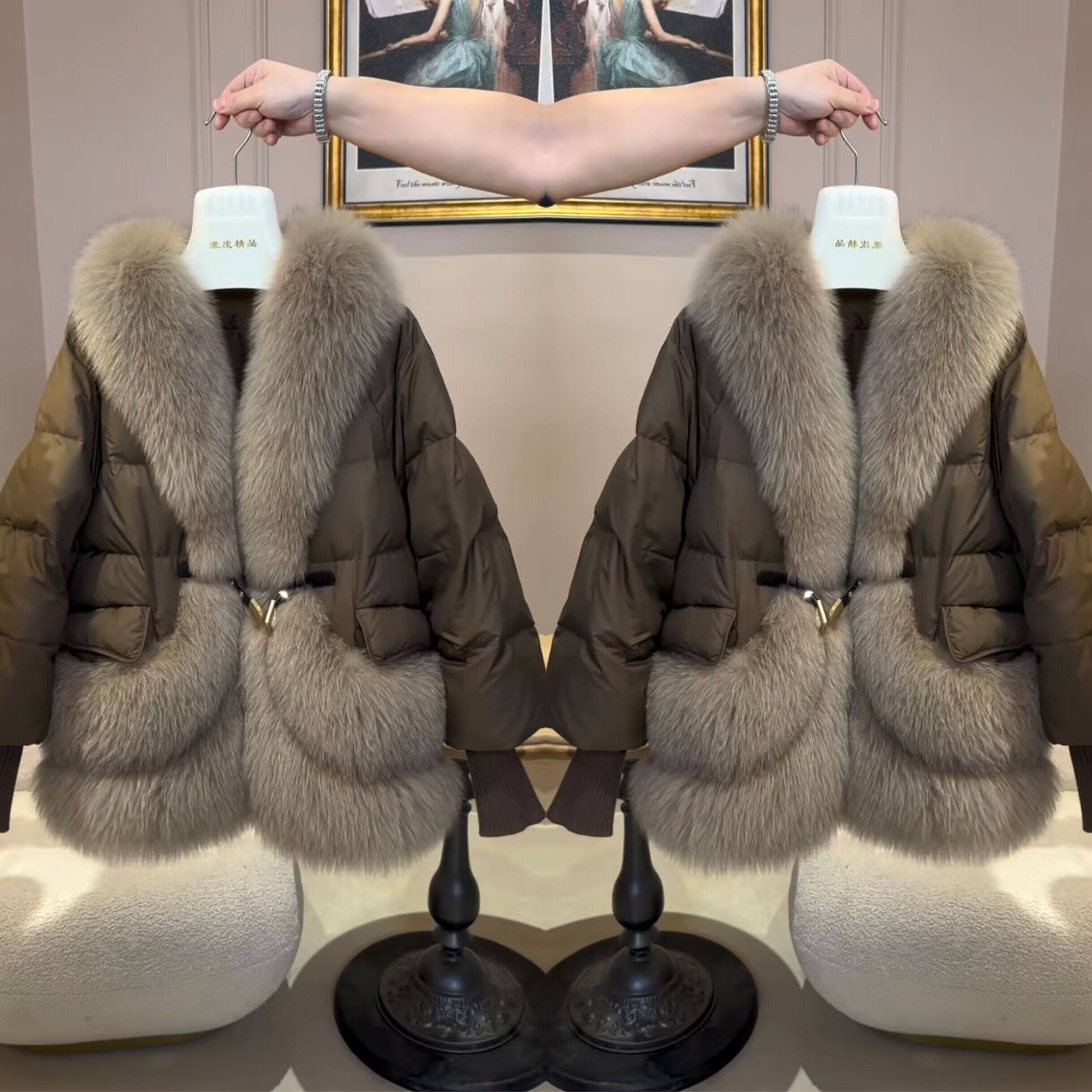 高端气质网红爆款女装2023年冬季新款时尚百搭宽松长袖毛毛边棉服,女装/女士精品,棉衣/棉服,淘宝优惠券,粉丝福利购,淘宝优惠卷