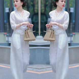 欧洲站网红气质百搭潮流设计感炸街修身 子 女士套装 纯色上衣搭配裤