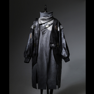 【尾款】蛇蝎秘令长款 秘司原创设计 废土风机能风外套风衣重工