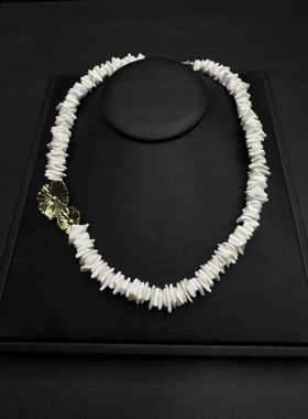 Vintage古着设计感古早风独特小众项链复古项链B101905