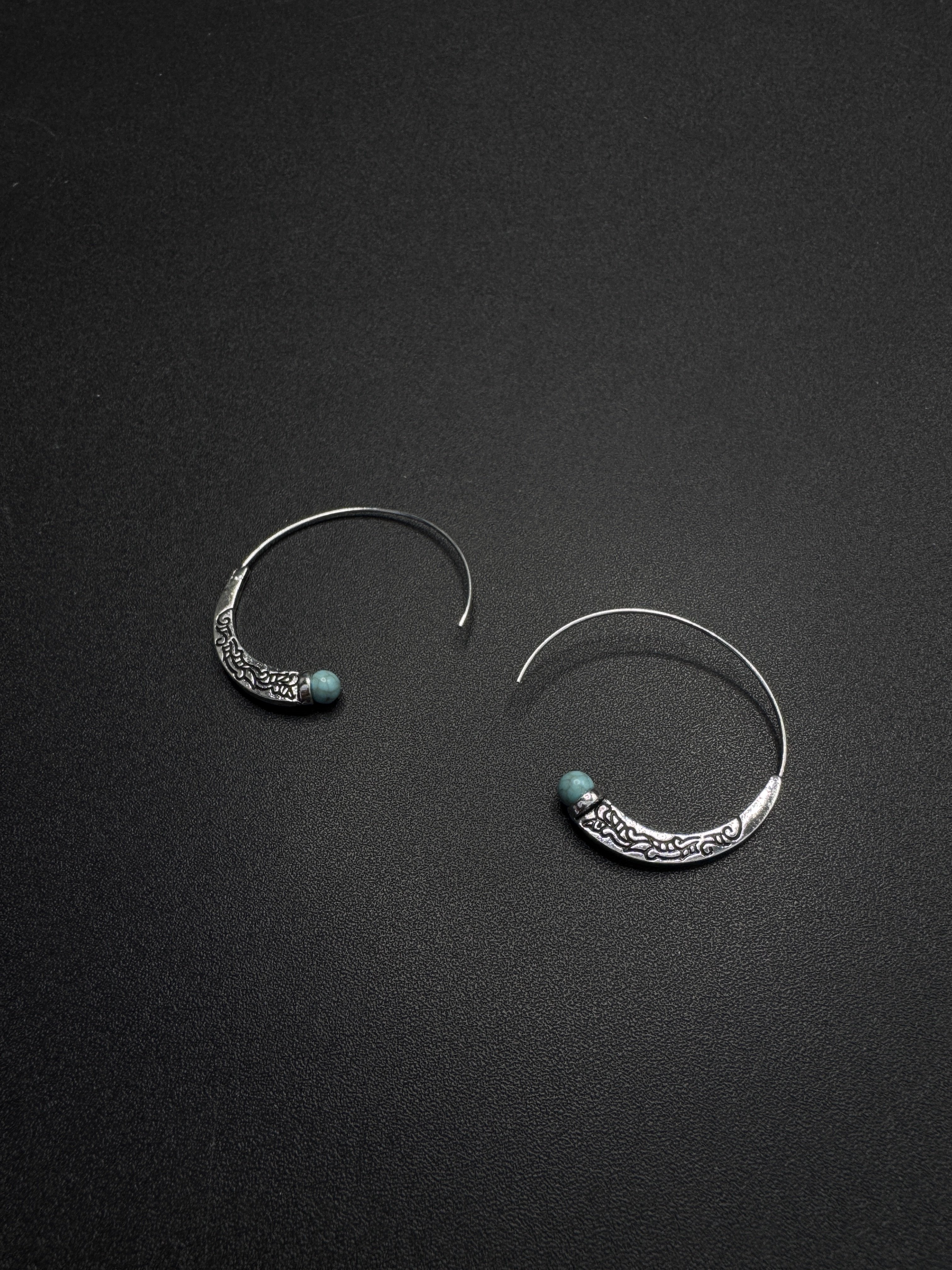 Vintage古着设计感古早风独特小众耳环复古耳环P80961