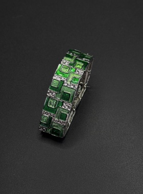 欧美复古滴釉手链女中古vintage高级感个性手镯小众手饰R22002