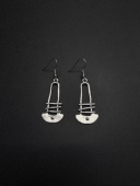 Vintage古着设计感古早风独特小众耳饰F70551