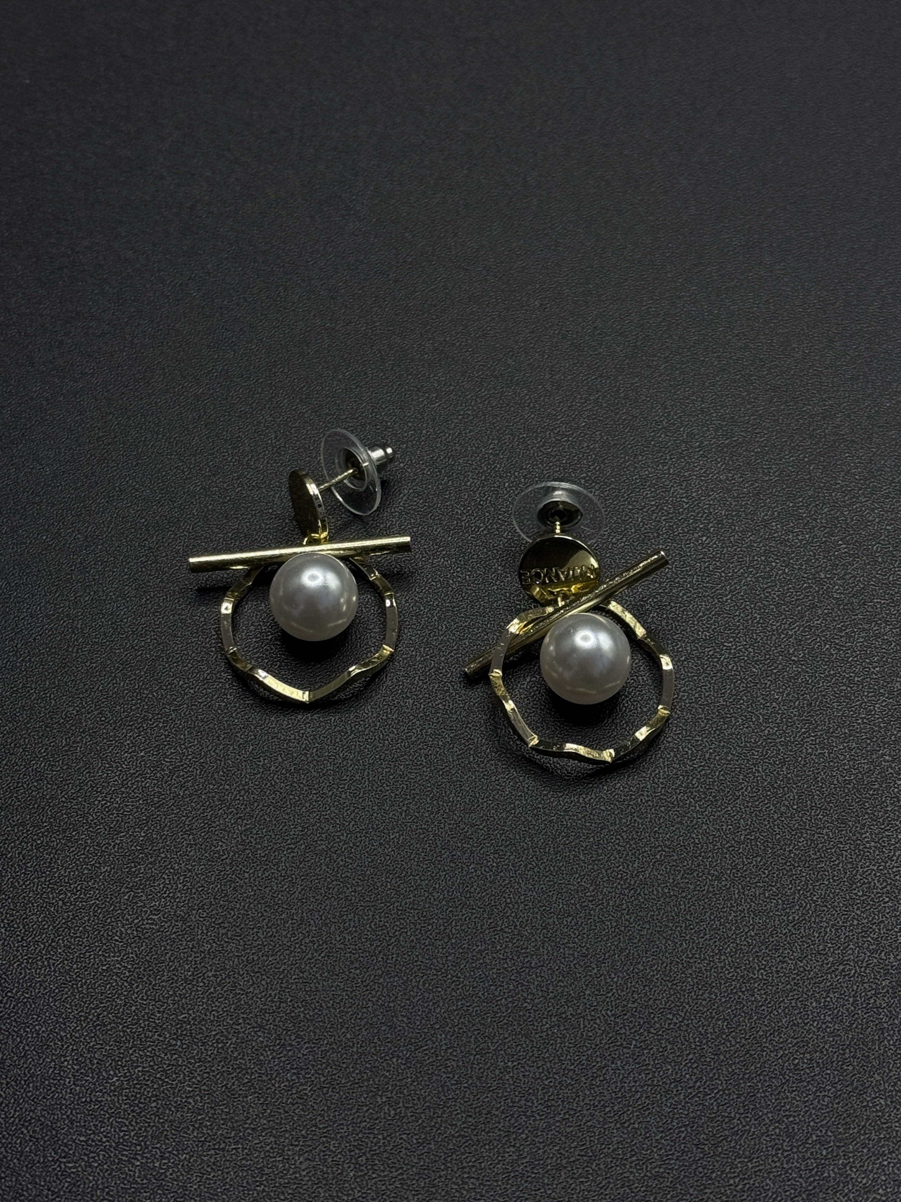 欧美个性时尚复古球球圆环耳坠气质轻奢百搭冷淡风耳环女P123058