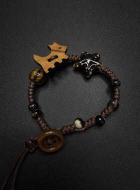 New Vintage古著设计感Puppy手链