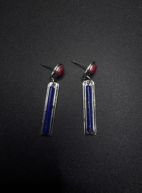 Vintage古着设计感古早风独特小众耳饰P60757