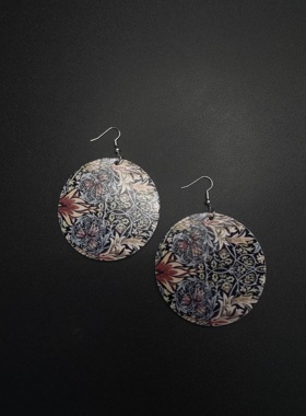 Vintage古着设计感古早风独特小众耳环复古耳环P83152