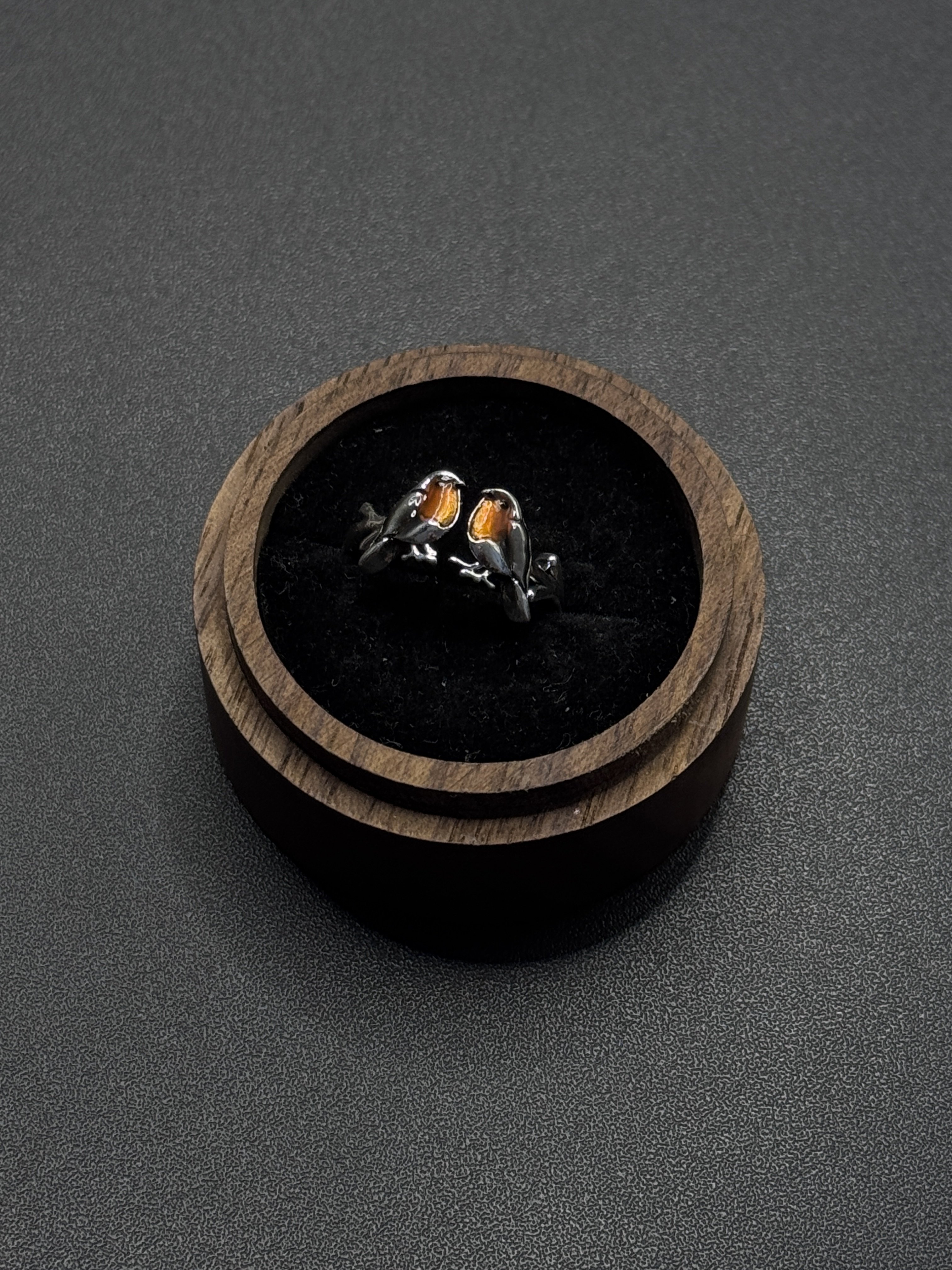 Vintage古著复古做旧戒指小众设计感高级食指戒指环配饰P121351