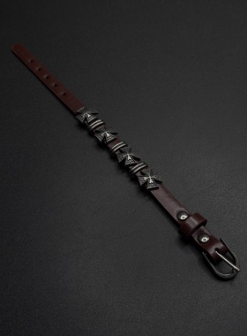 创意简约朋克风服装配饰欧美十字架手链时尚潮流百搭饰品F120701