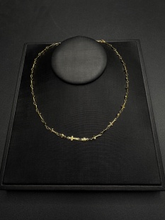 Vintage古着设计感古早风独特小众项链复古项链B22504