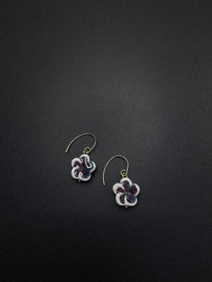 Vintage古着设计感古早风独特小众耳环复古耳环P80156