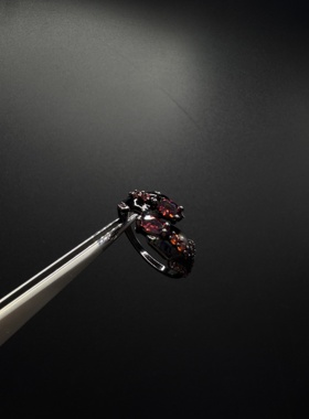 Vintage古着设计感古早风独特小众戒指复古戒指P72456